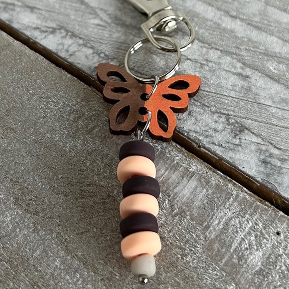 Keychain  | Handmade Keychain | Beaded Keychain - Picture 1 of 6